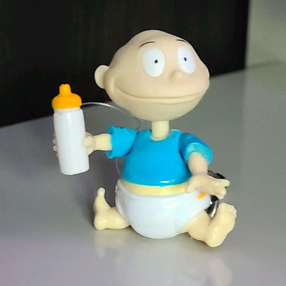 1997 RUGRATS TOMMY KEYCHAIN WITH REMOVABLE BOTTLE